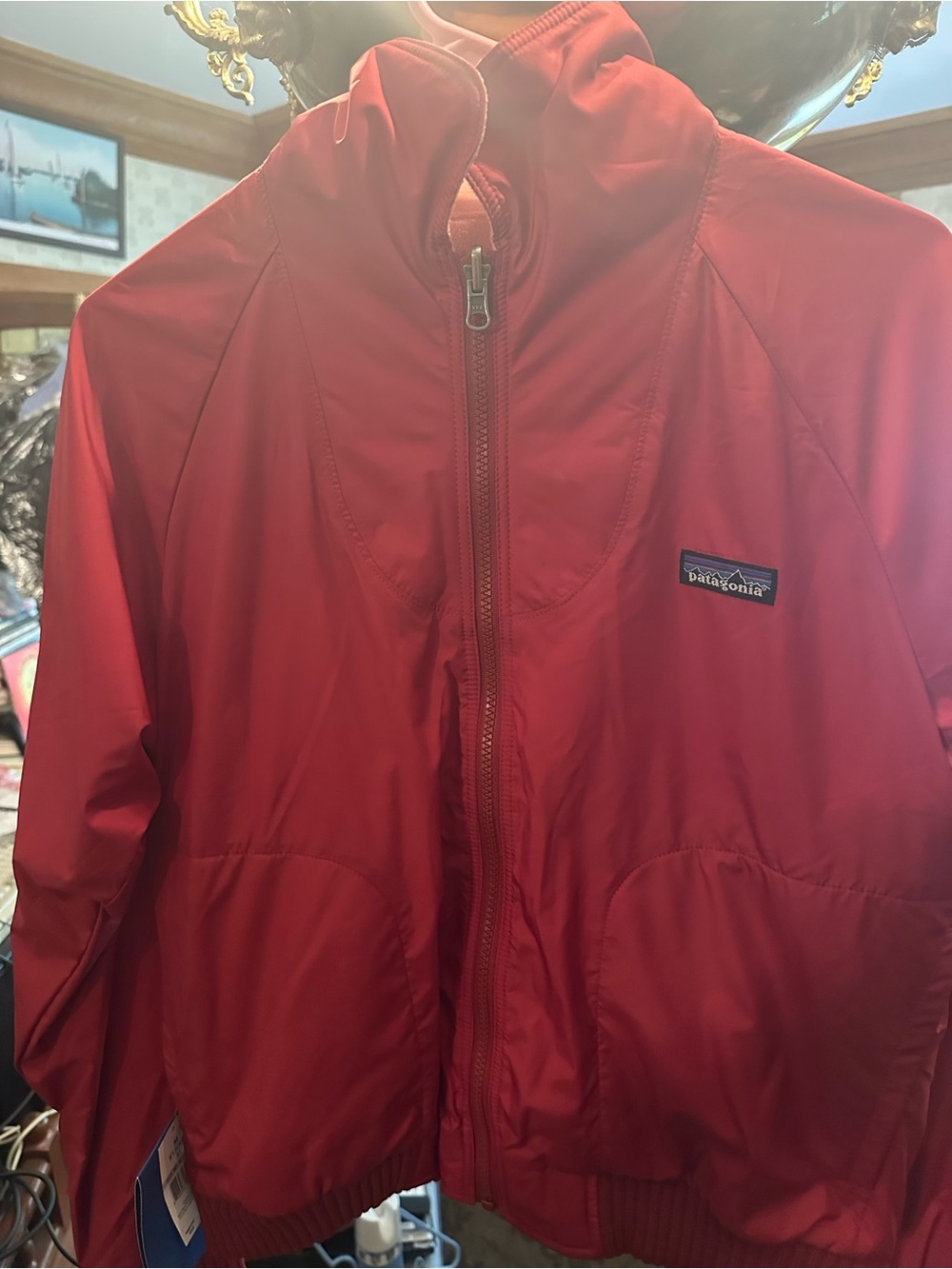 Patagonia Duality Jacket NWT Ws M Reversible Red Nylon and Pink Fleece